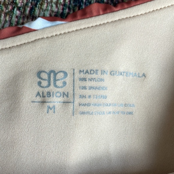 Albion Fit Ruffle Striped One Piece Swimsuit - Picture 4 of 6